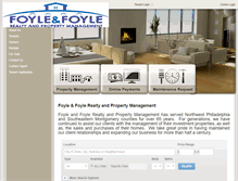 Tablet Screenshot of foyleandfoyle.com